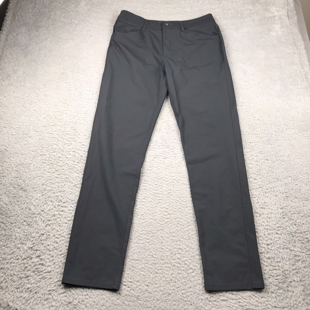 Vuori Meta Pants Mens 30 (32x31) Dark Gray Athletic Slim Performance Chino